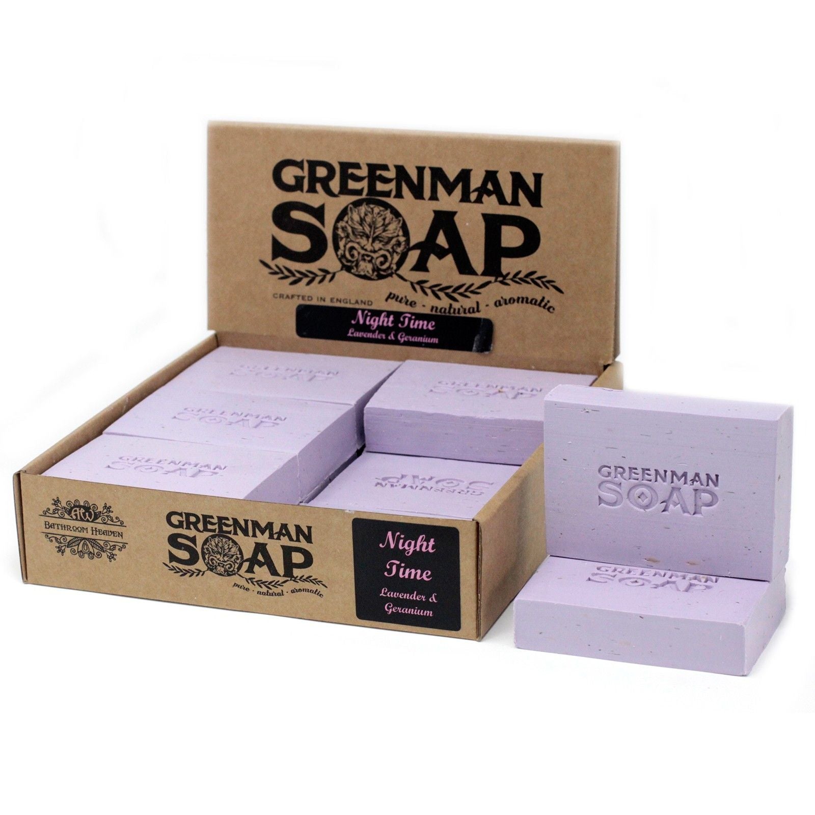 Lavender & Geranium Natural Soap Bar 100g