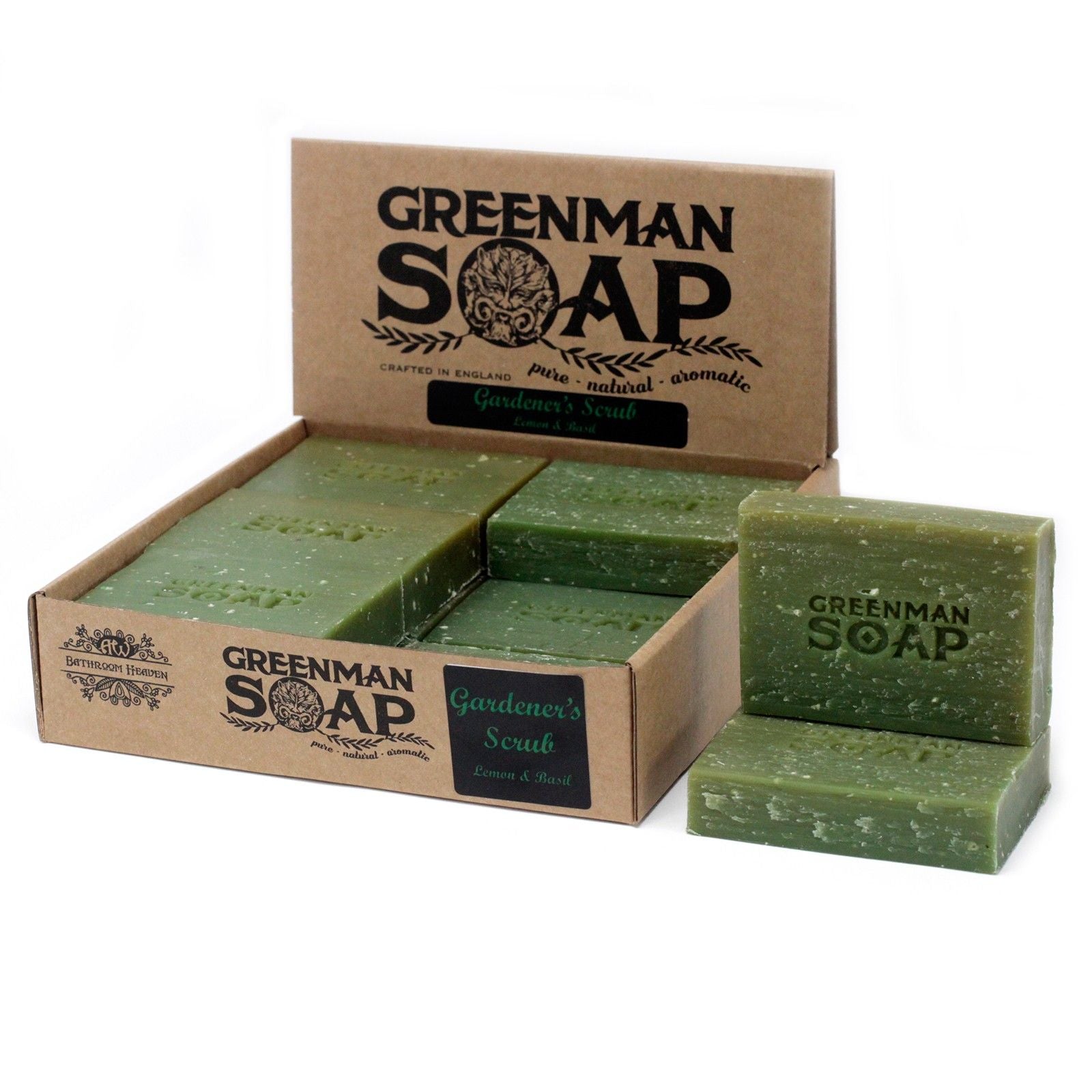 Lemon & Basil Exfoliating Soap Bar 100g