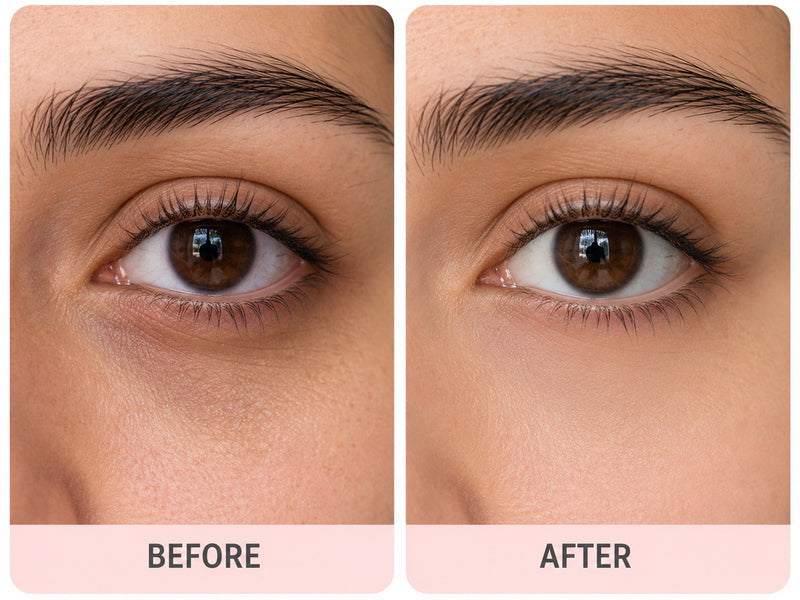 Before and after result