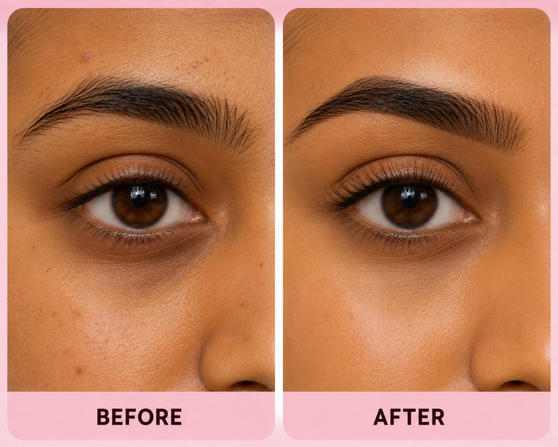 Before and after result