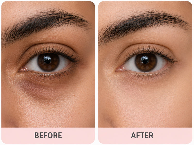 Before and after result