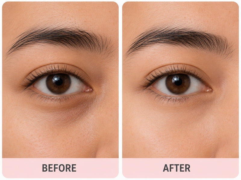 Before and after result