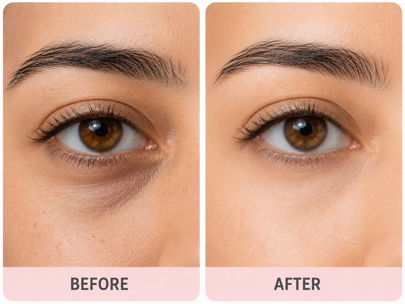 Before and after result
