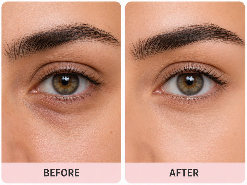 Before and after result