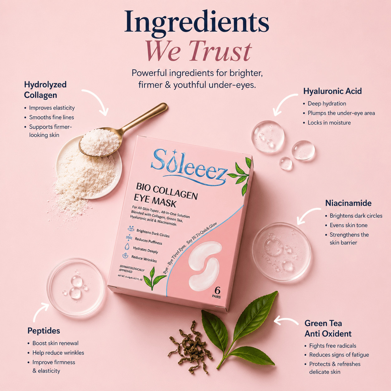 Sileeez Bio Collagen Eye Mask