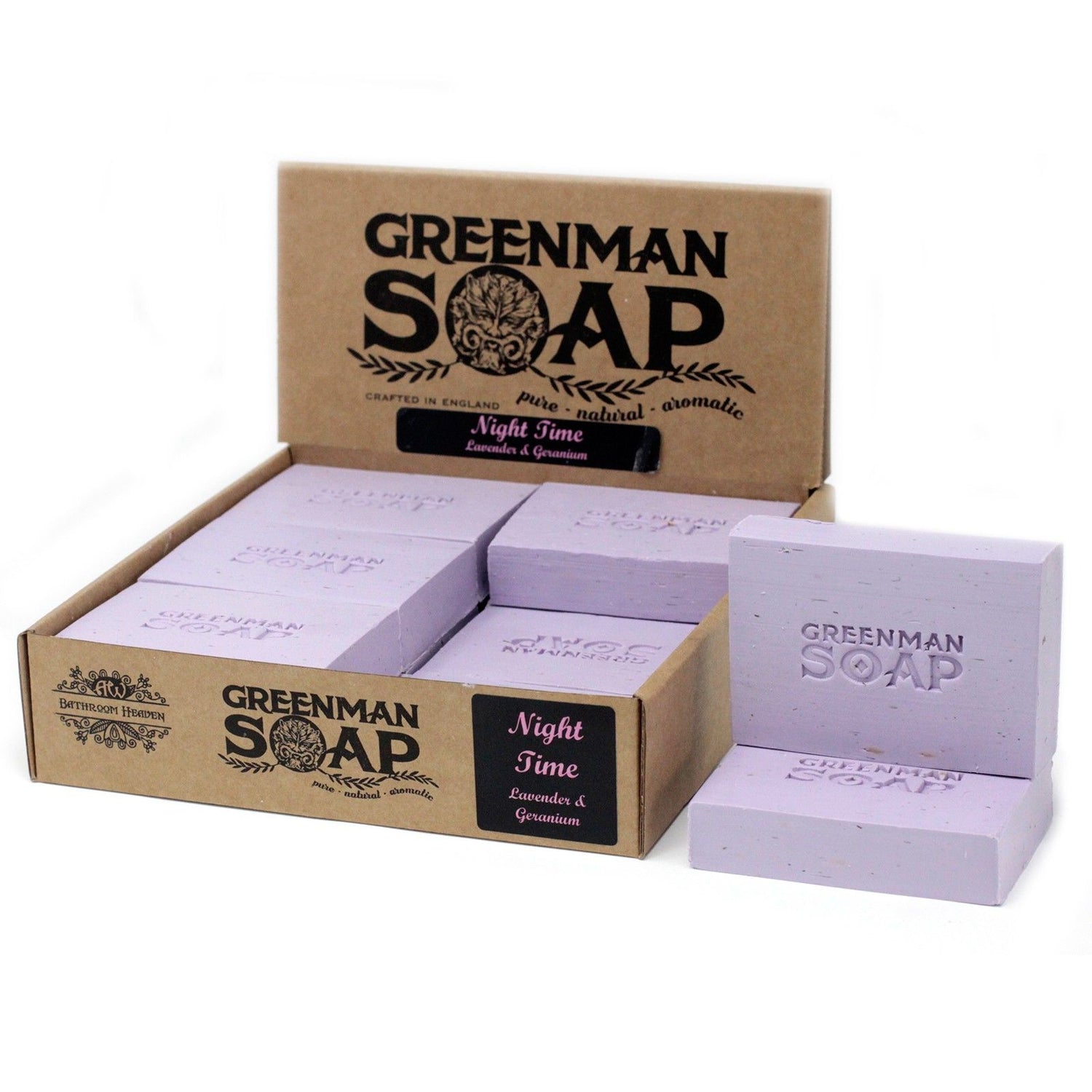 Lavender &amp; Geranium Natural Soap Bar 100g