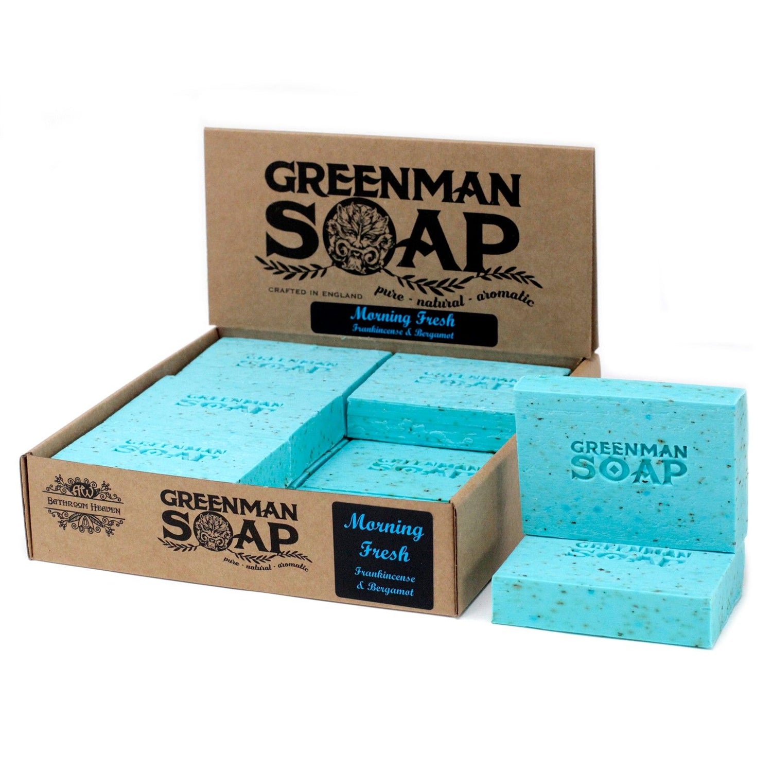 Frankincense &amp; Bergamot Natural Soap Bar 100g