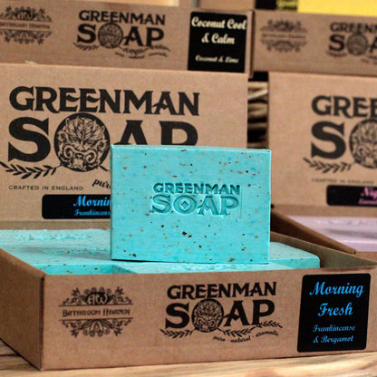 Frankincense &amp; Bergamot Natural Soap Bar 100g