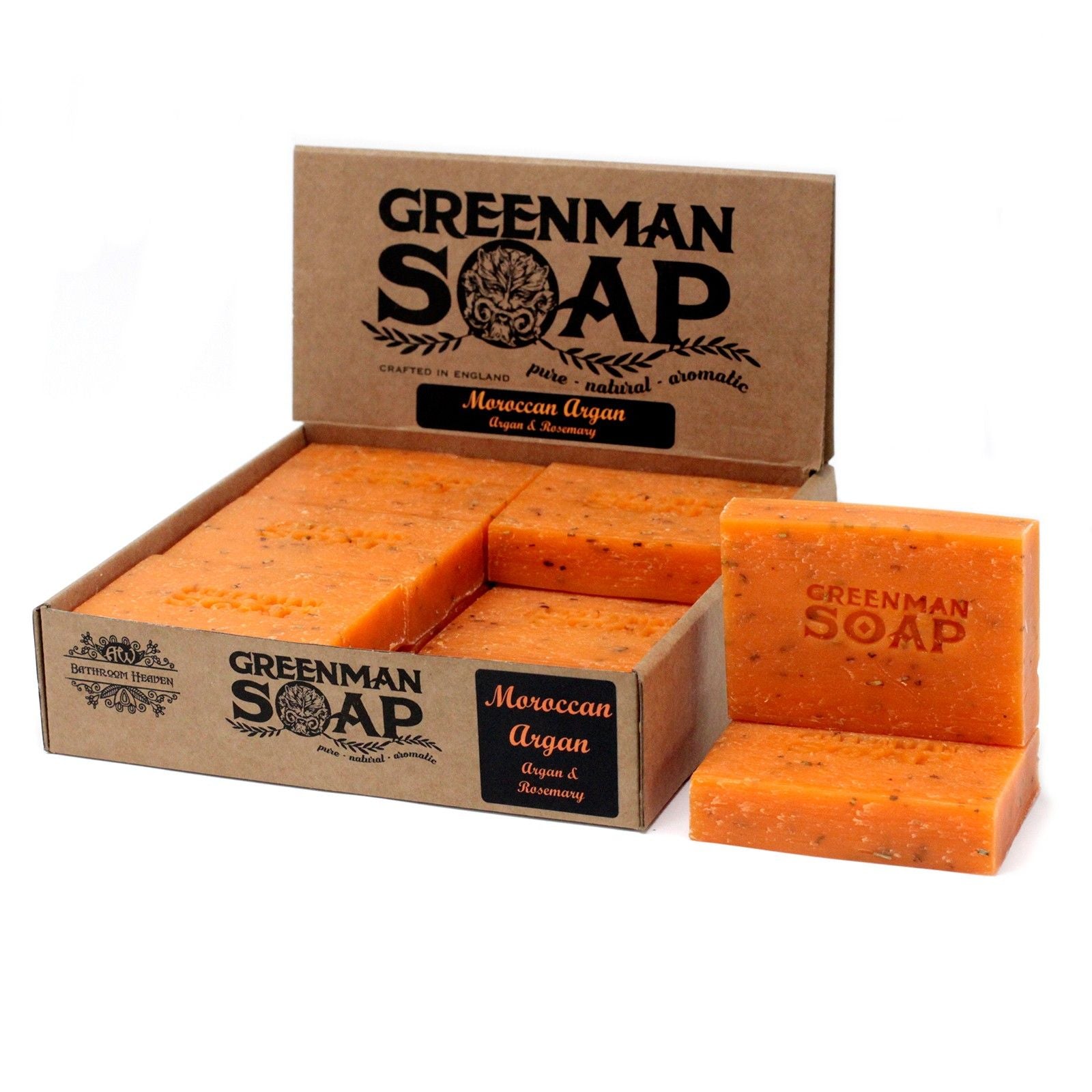 Moroccan Argan &amp; Rosemary Natural Soap Bar 100g