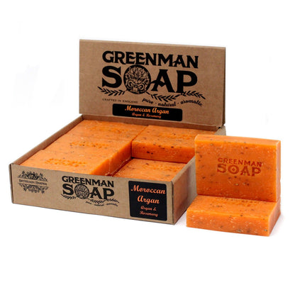 Moroccan Argan &amp; Rosemary Natural Soap Bar 100g