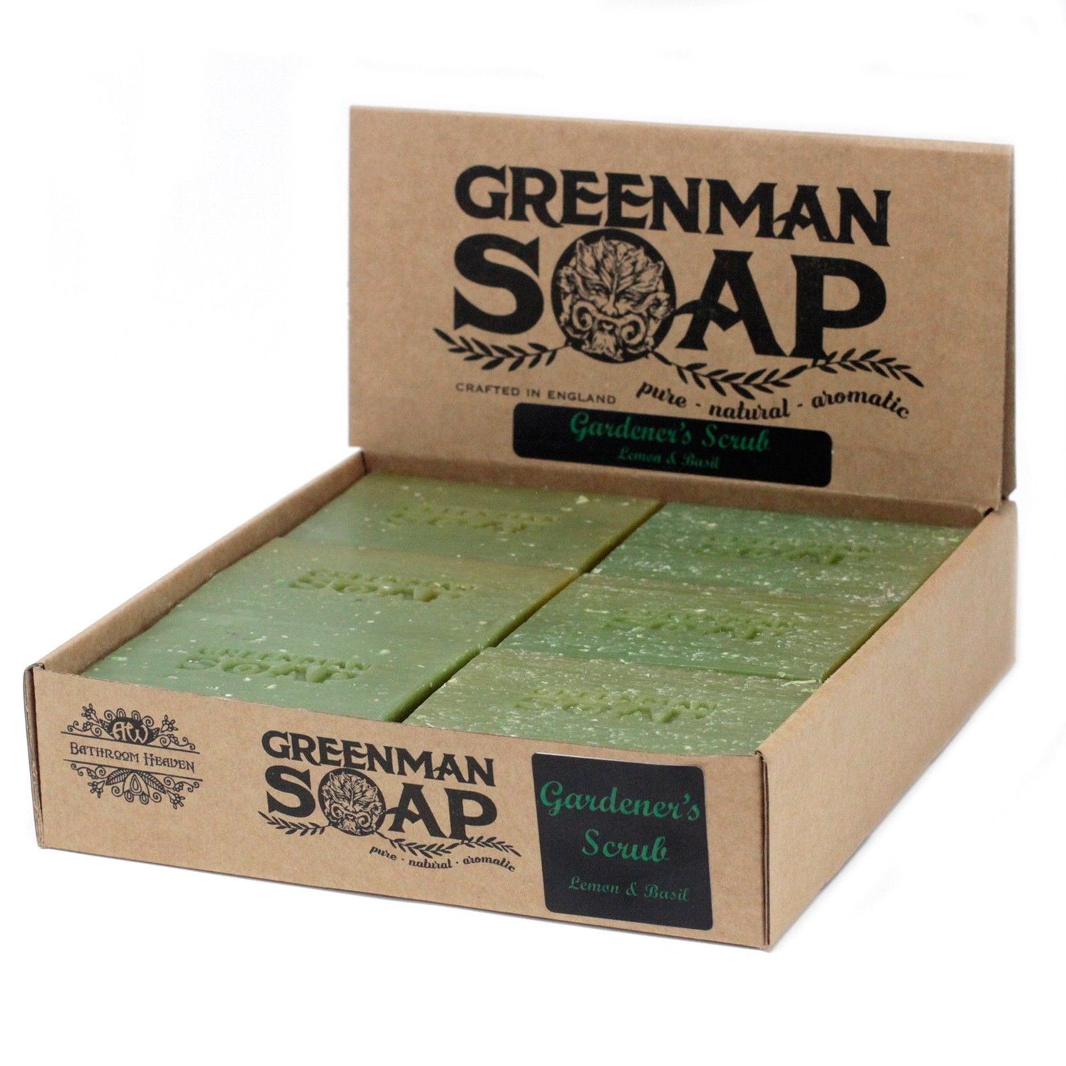 Lemon &amp; Basil Exfoliating Soap Bar 100g