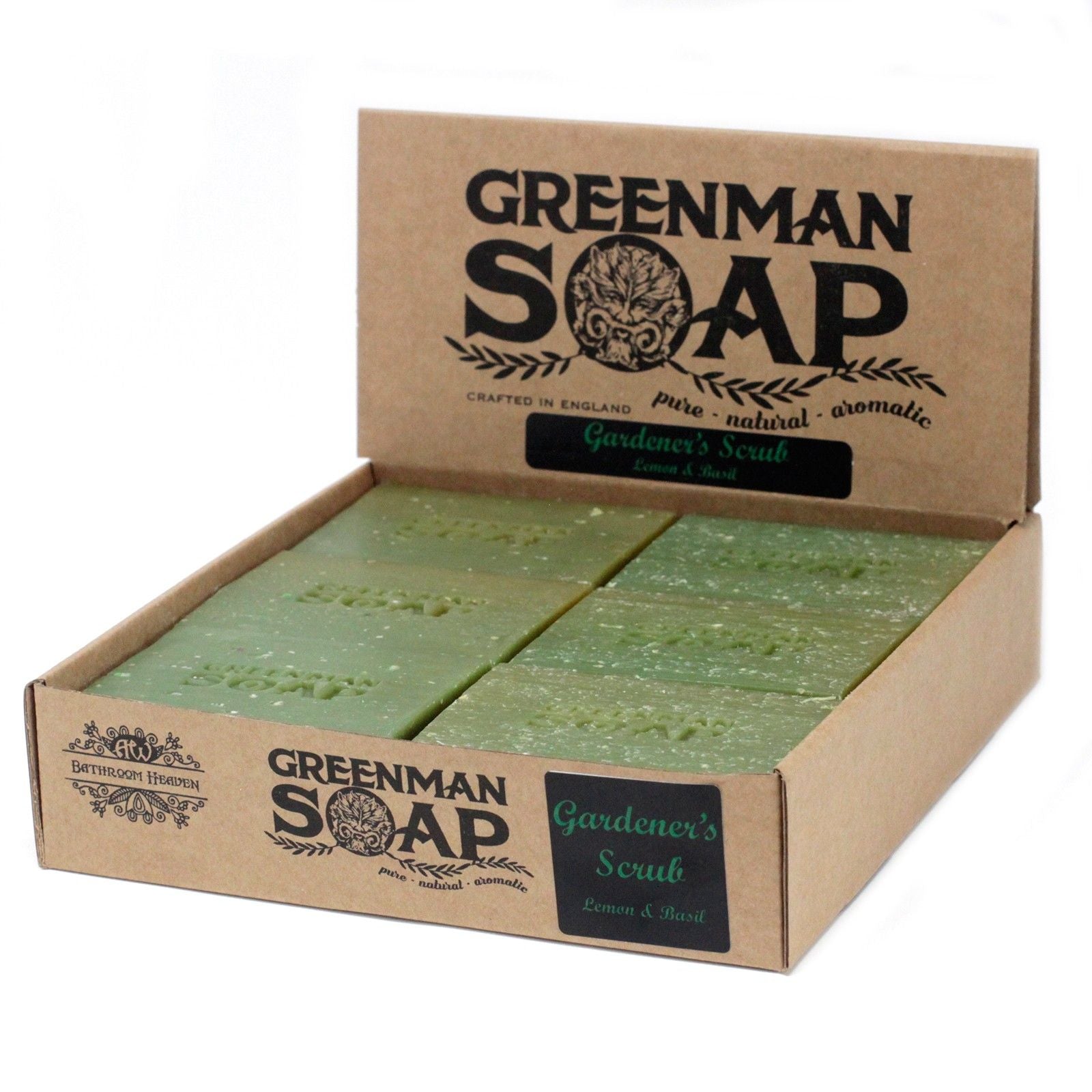 Lemon &amp; Basil Exfoliating Soap Bar 100g
