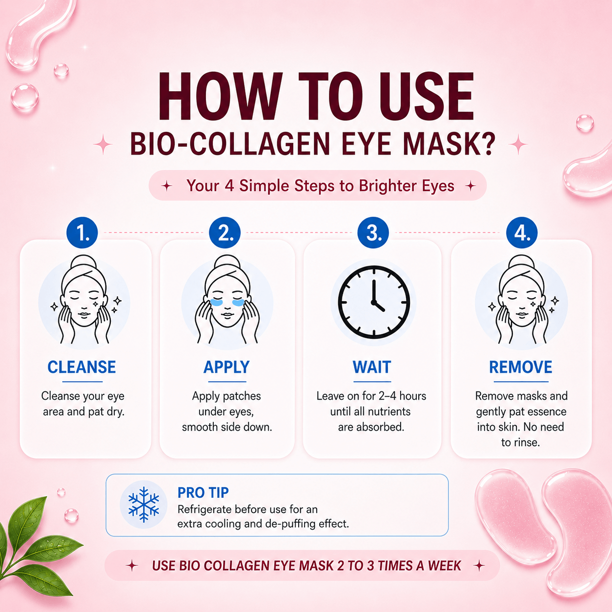 Sileeez Bio Collagen Eye Mask